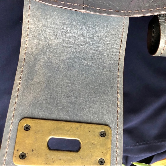 Rustic blue fossil bag - Picture 8 of 15